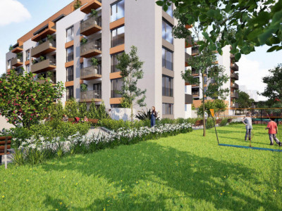 Proiect Nou! Apartament 1 camera finisat| 39mp | Balcon | Intre Lacuri