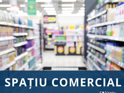 Spatiu Comercial | 55 mp util | Bloc nou | Parcare | Cartier Buna Ziua