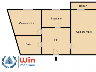 Apartament 2 camere ideal pt. investitie | Decomandat | Pod Calvaria