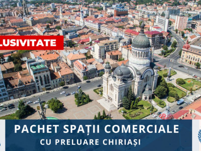 Pachet spatii comerciale cu preluare chiriasi | 925 mp | Centru
